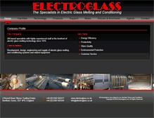 Tablet Screenshot of electroglass.co.uk